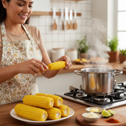 Kit de 4 tenedores pinchos para elotes o bocadillos 259807 Metaltex