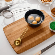 Juego de 5 cucharas medidoras de acero inoxidable para repostería