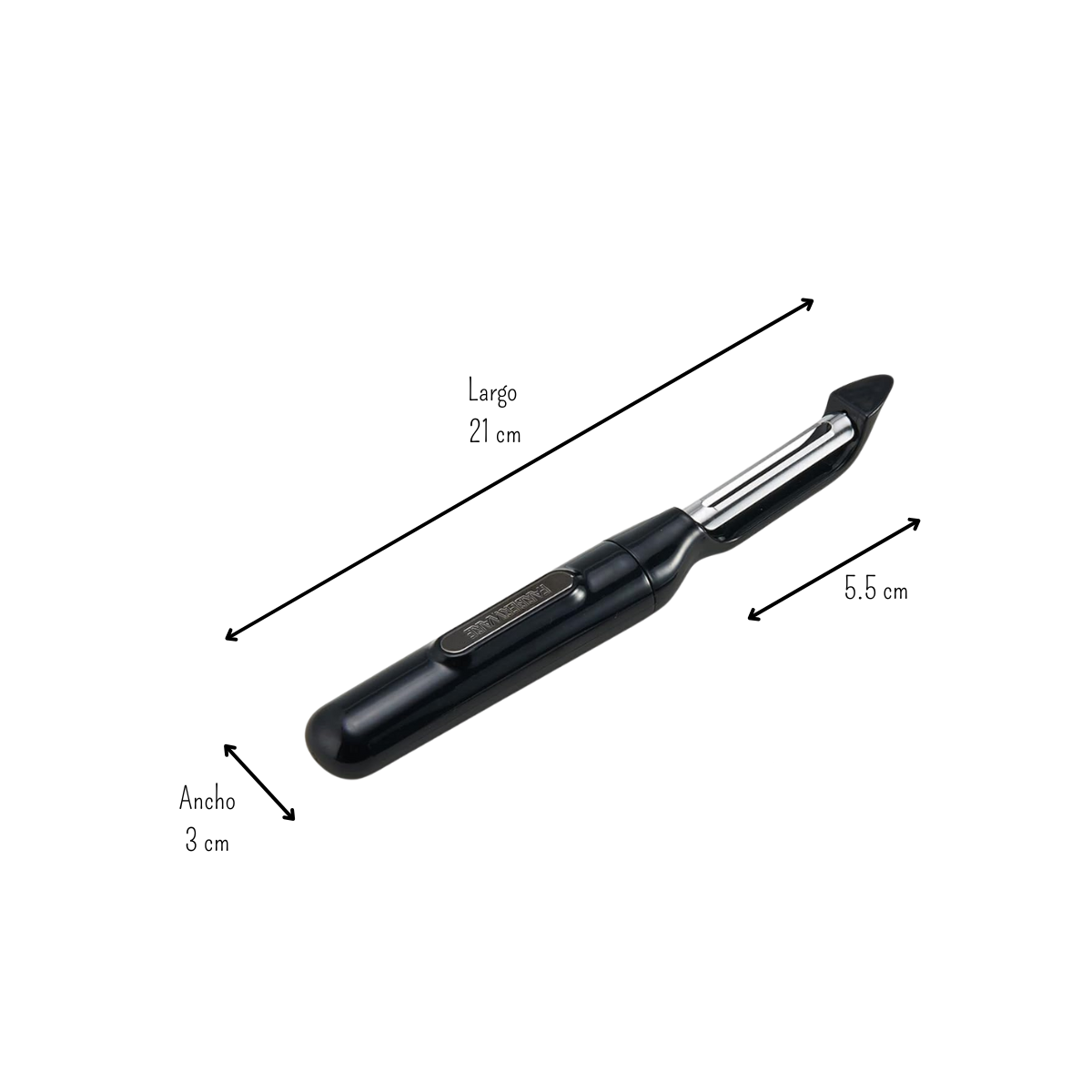 Pelador de frutas y verduras horizontal Farberware Euro Peeler