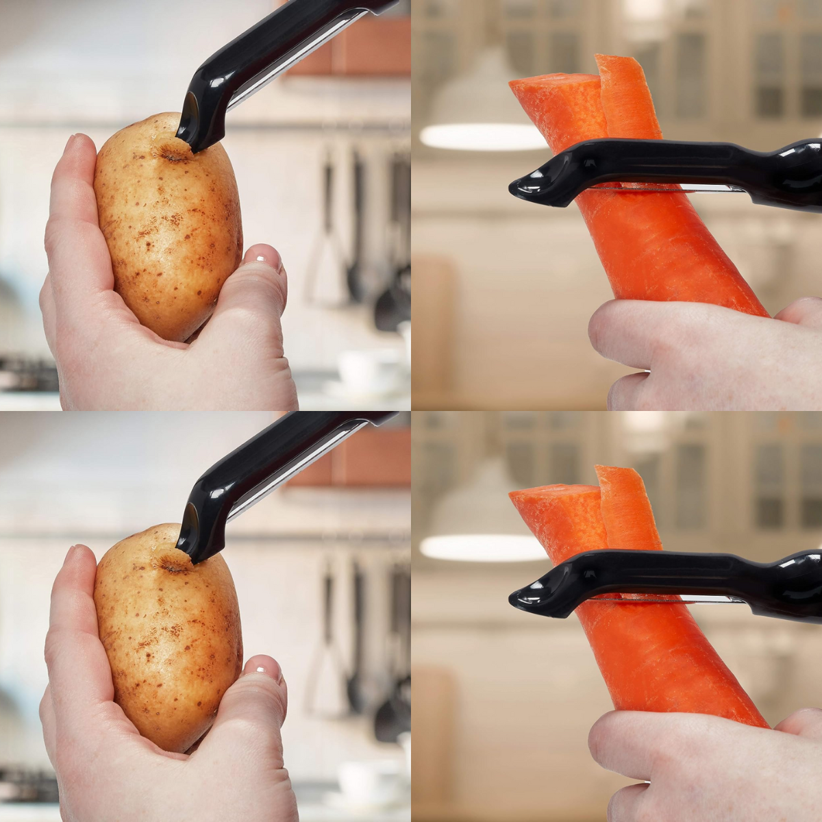 Pelador de frutas y verduras horizontal Farberware Euro Peeler