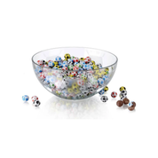 Tazón Bowl Botanero Balón Futbol Mundial 750 ml de vidrio