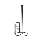 Porta Rollos de Servitoallas Práctico Cromado Color Negro Mate FH-058