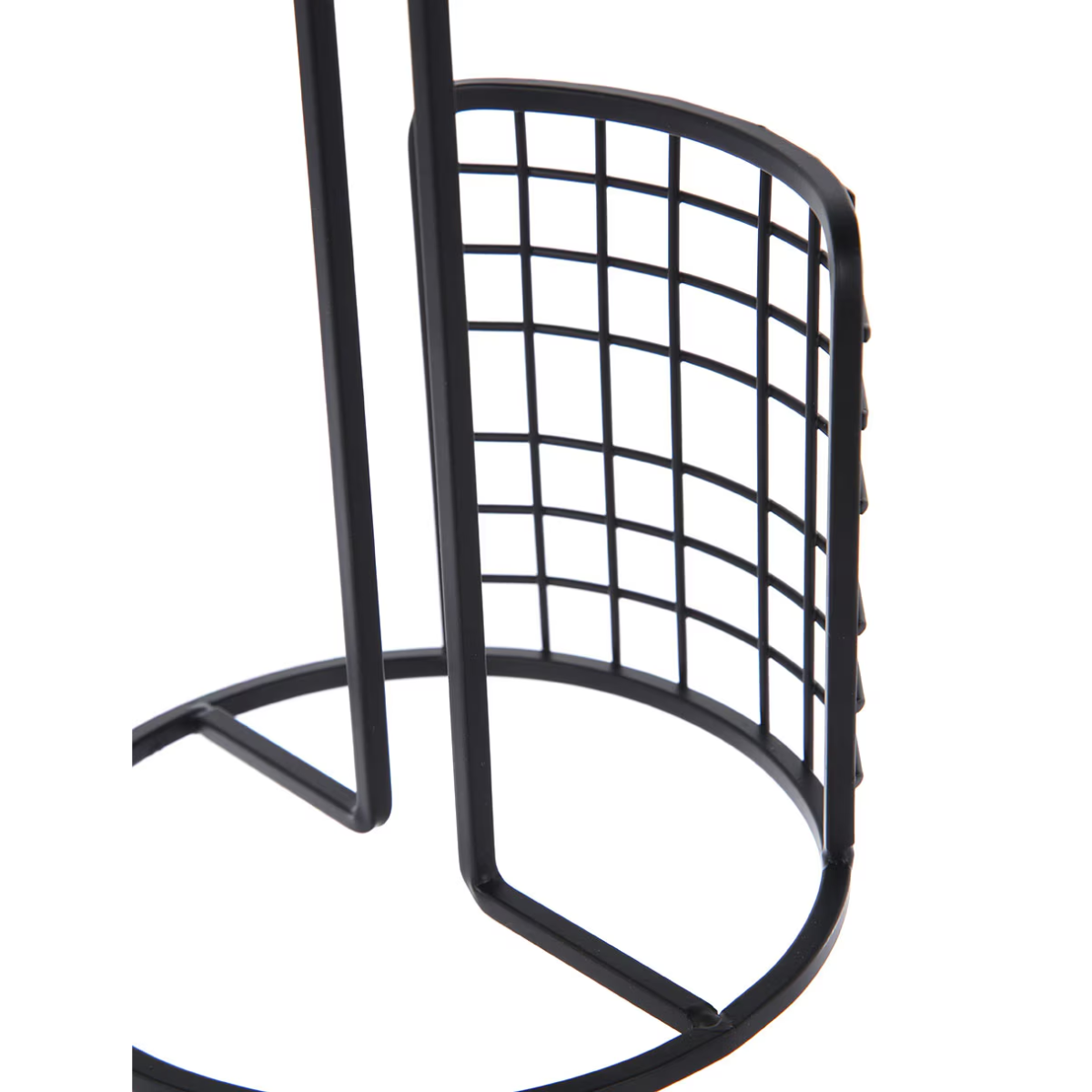 Porta Rollos de Servitoallas Práctico Cromado Color Negro Mate FH-058