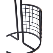 Porta Rollos de Servitoallas Práctico Cromado Color Negro Mate FH-058