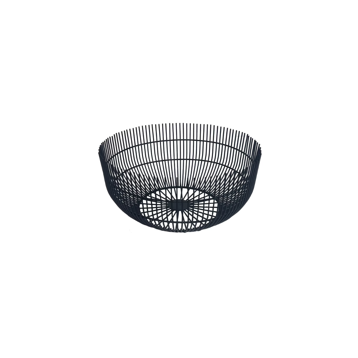 Frutero negro minimalista de metal 14x26 cm FH-065 Reimart