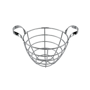 Frutero alto de acero cromado con asas moderno 23.5 x 18.5 cm TS-140 Reimart