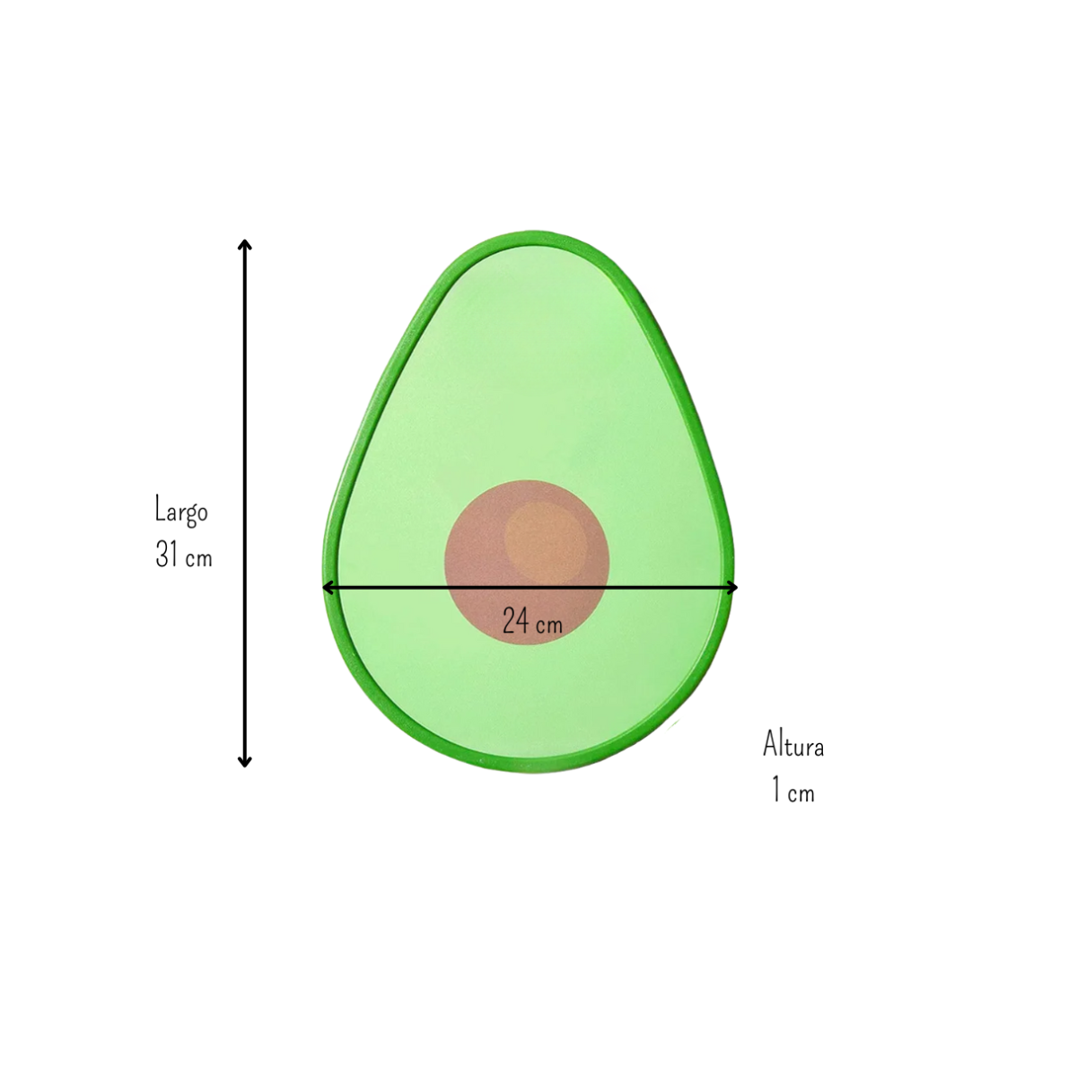 Tabla para picar frutas y verduras Aguacate JO-170