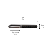 Pelador rallador 2 en 1 sacabocado Acero Inox Y Silicona
