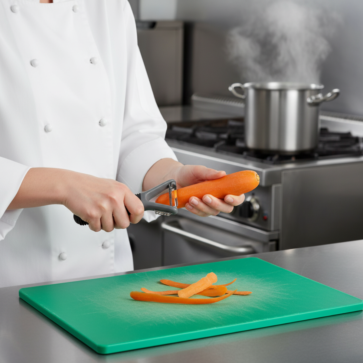 Pelador rallador 2 en 1 zester para citricos Acero Inox Y Silicona