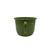 Pocillo Hervidor Olla Grande De Peltre 15 Cm 3.5 Lts Verde Jaspe Prodesa VR18, 18 VJ