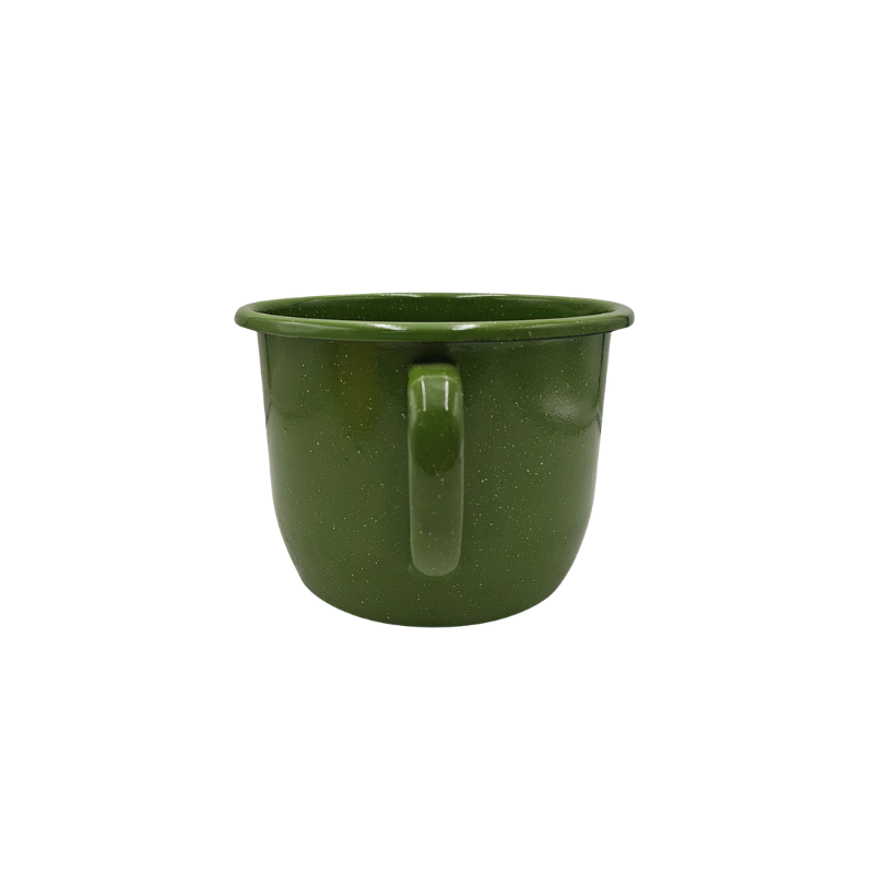 Pocillo Hervidor Olla Grande De Peltre 15 Cm 3.5 Lts Verde Jaspe Prodesa VR18, 18 VJ