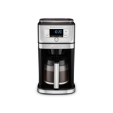 Cafetera con molino integrado y jarra de vidrio, Plata, 12 Tazas Cuisinart DGB-800ES