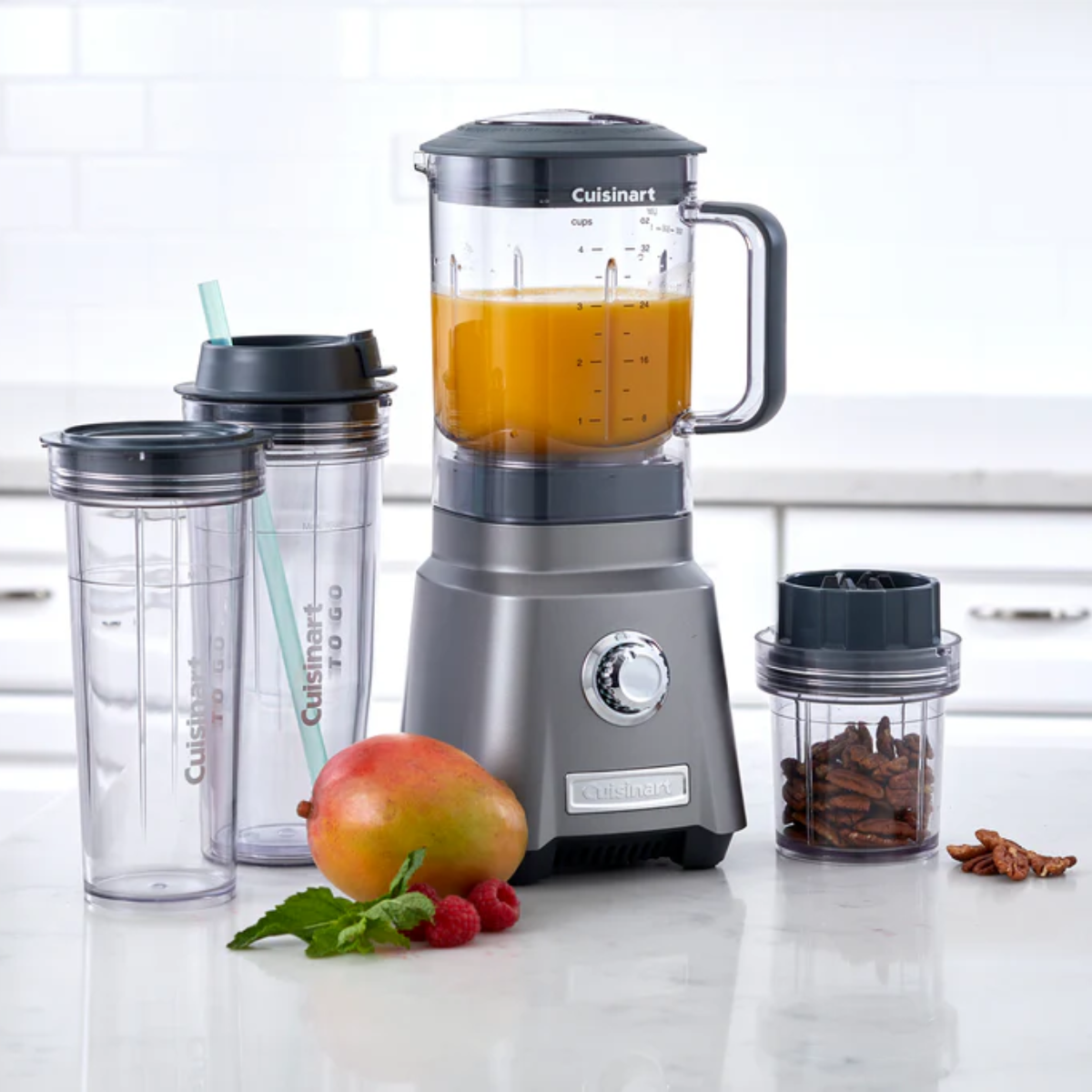 Licuadora compacta hurricane con accesorios Cuisinart CPB-380P1ES