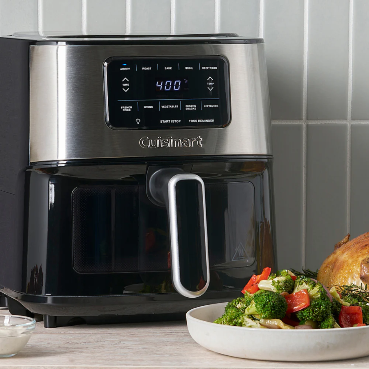 Freidora de aire capacidad 5.7 L con canastilla Cuisinart AIR-200NASES