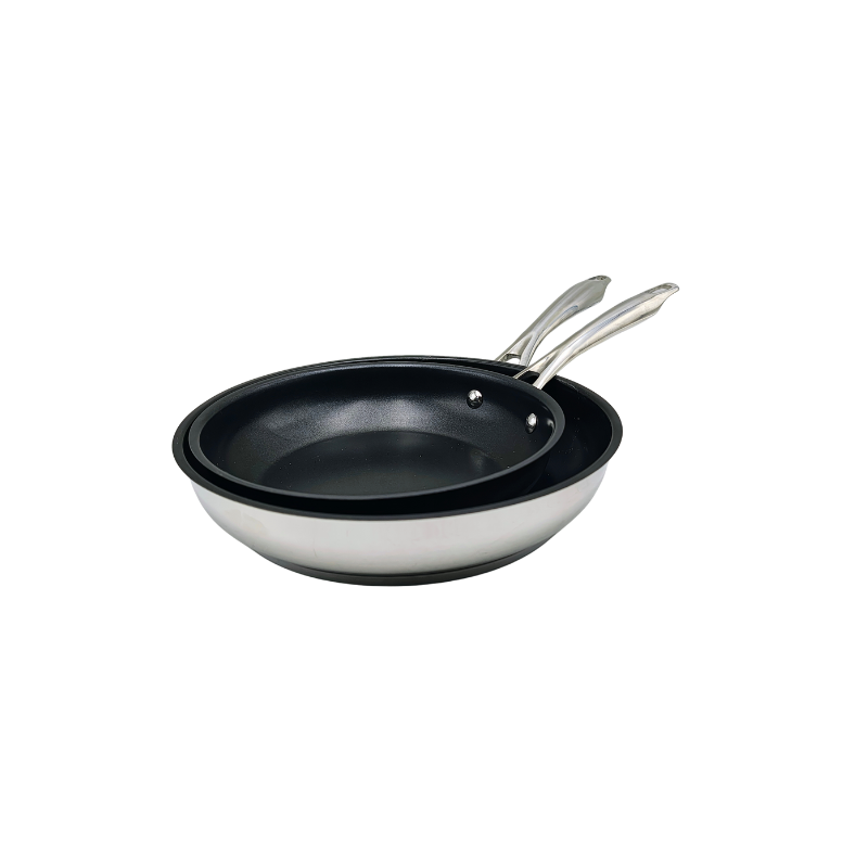 Juego Set Sartenes acero con antiadherente 2pzas 20,25 cm Cuisinart 8922-810NSES