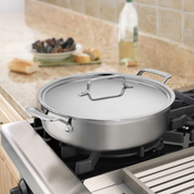 Cacerola arrocera con tapa 5 lts acero inoxidable Multiclad Pro Cuisinart MCP55-30NES