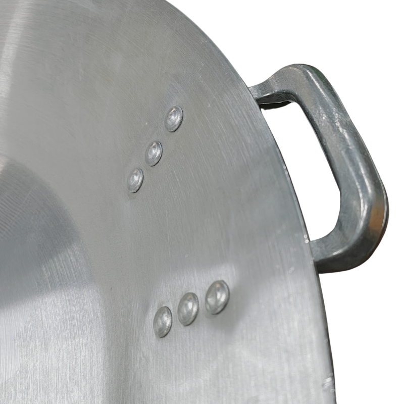 Paellera Extra Grande N.70- 75 cm Uso Rudo de Aluminio con Asas Reforzadas APGCP705