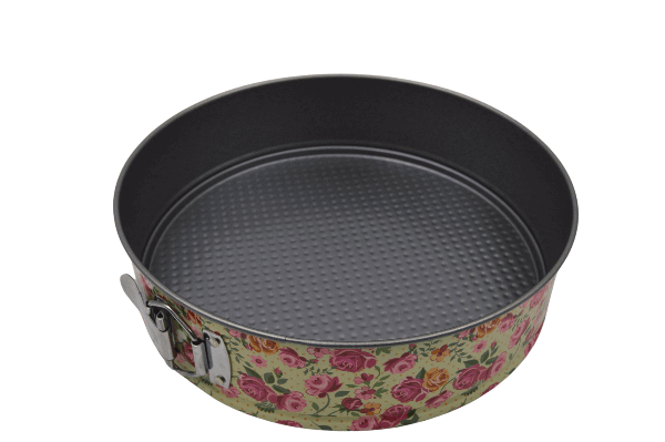 Molde Redondo Desmontable Antiadherente 26 cm Aluminio Flores Tab and Kit