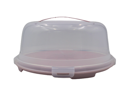 Panera Pastelera Práctica Grande con Tapa y Asa de Plástico de 22.7 cm Emhouse