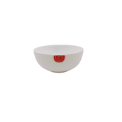 Plato hondo tazón sopero de vidrio opalino blanco 400 ml Lines LZKW-50