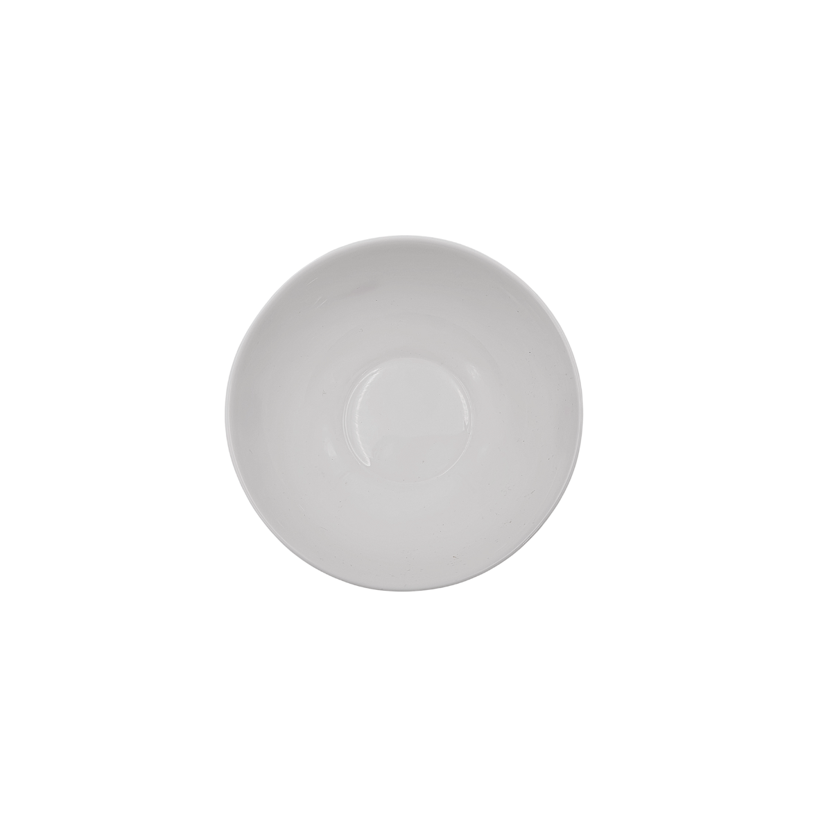 Plato hondo tazón sopero de vidrio opalino blanco 400 ml Lines LZKW-50