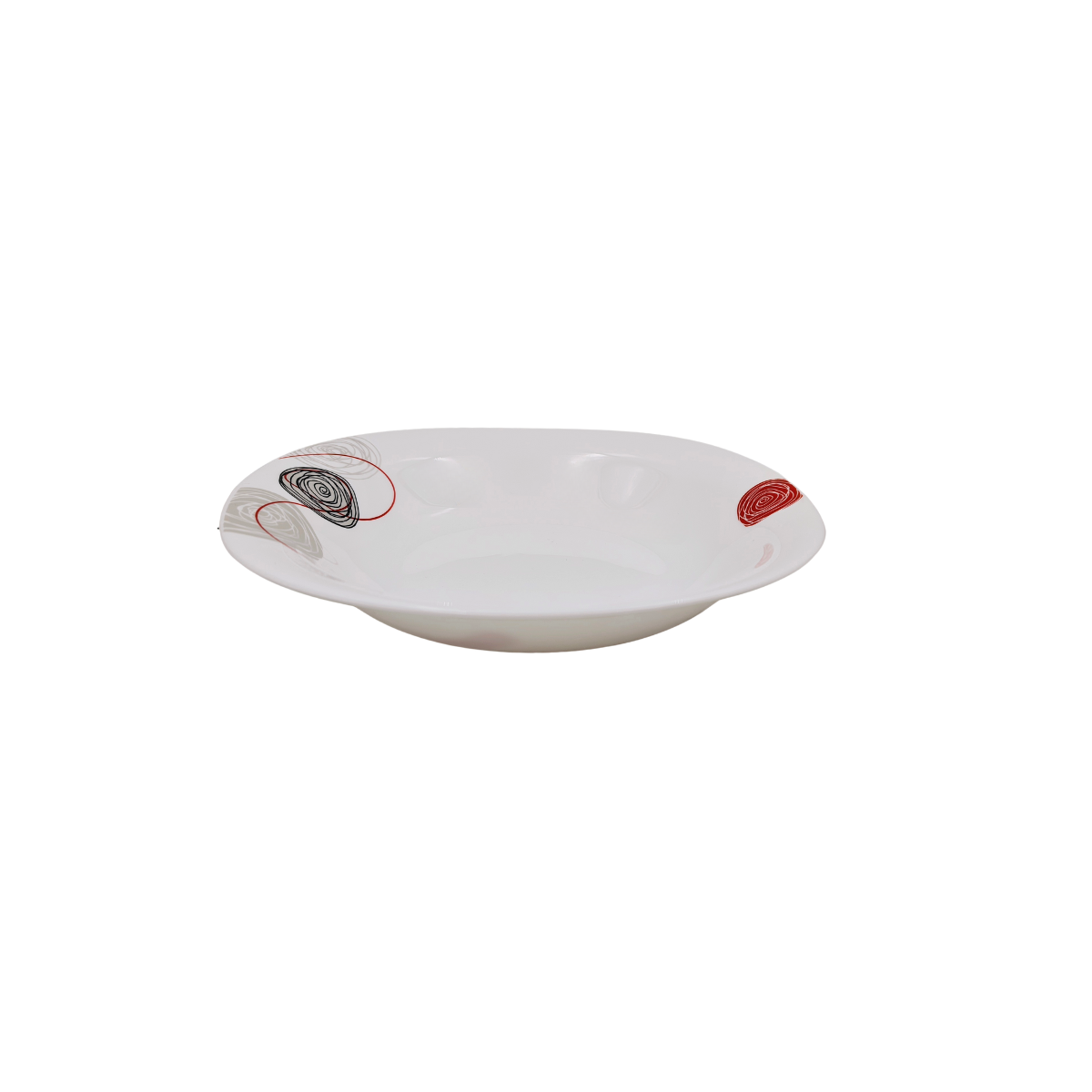 Plato hondo sopero blanco de vidrio opalino Líneas iLuminarc 500 ml LFTP90-A961050