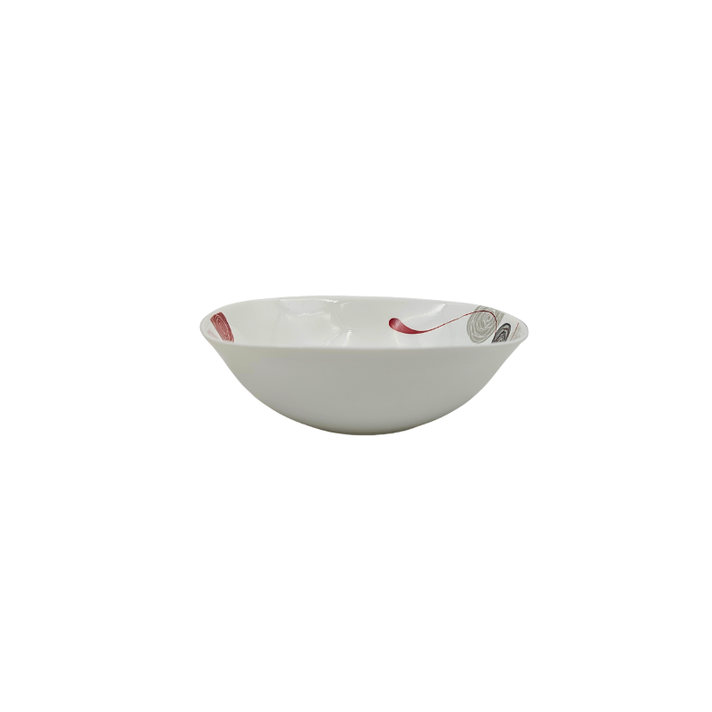 Plato Tazón Cuadrado Lines de 16 cm vidrio opalino iLuminarc LFW65-A961050