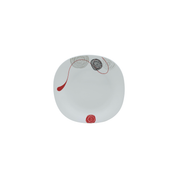 Plato trinche cuadrado Lines de 22 cm de vidrio opalino iLuminarc LFP85-A961050