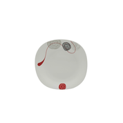 Plato trinche cuadrado Lines de 26.5 cm de vidrio opalino iLuminarc