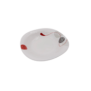 Plato hondo sopero blanco de vidrio opalino Líneas iLuminarc 500 ml LFTP90-A961050