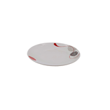 Plato Trinche Redondo Lines 27 cm Vidrio Opalino iLuminarc LYGP105-A961050