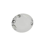 Plato Sopero Redondo Dots 23 cm Vidrio Opalino iLuminarc LYGQP90-K1021