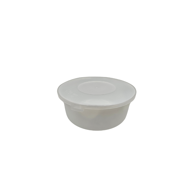 Tazón Recipiente Redondo Con Tapa 14 cm De Vidrio Opalino iLuminarc MW55