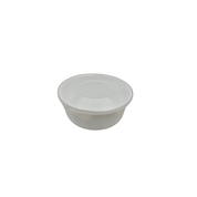 Tazón Recipiente Redondo Con Tapa 14 cm De Vidrio Opalino iLuminarc MW55