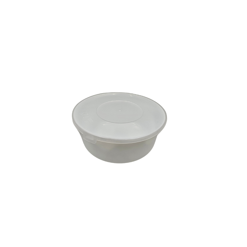 Tazón Recipiente Redondo Con Tapa 14 cm De Vidrio Opalino iLuminarc MW55