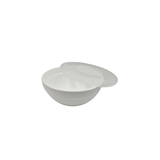 Tazón recipiente Redondo 15 cm con Tapa para Comida Vidrio Opalino SW60