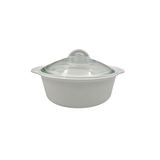 Cacerola Blanca de Vidrio Opalino 2.5 Litros con Tapa iLuminarc YSG2.5L