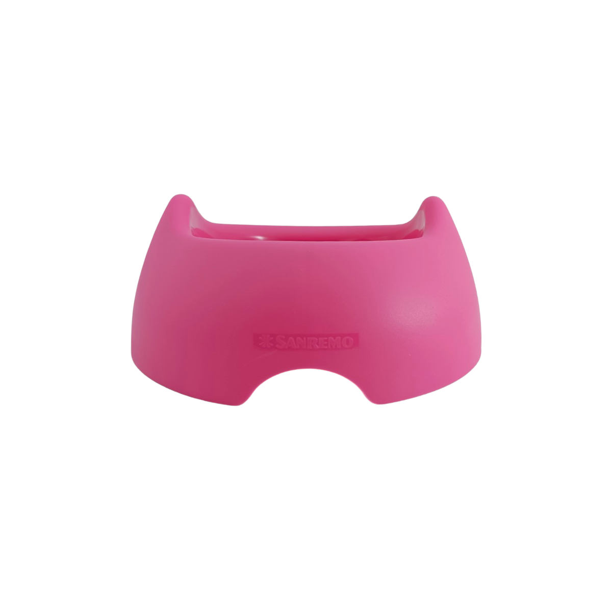 Plato Comedero Ergonómico para Gato de Plástico de 200 ml 15.3 cm Rosa San Remo