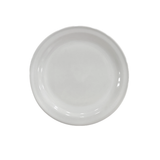 Plato Redondo Arrocero Pastelero 20 cm de Loza tipo Cerámica Blanco Madrileña 38519 Santa Anita