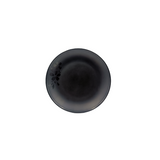 Plato Arrocero Pastelero 18 cm  Melamina Resistente tipo Plástico Negro Anforama