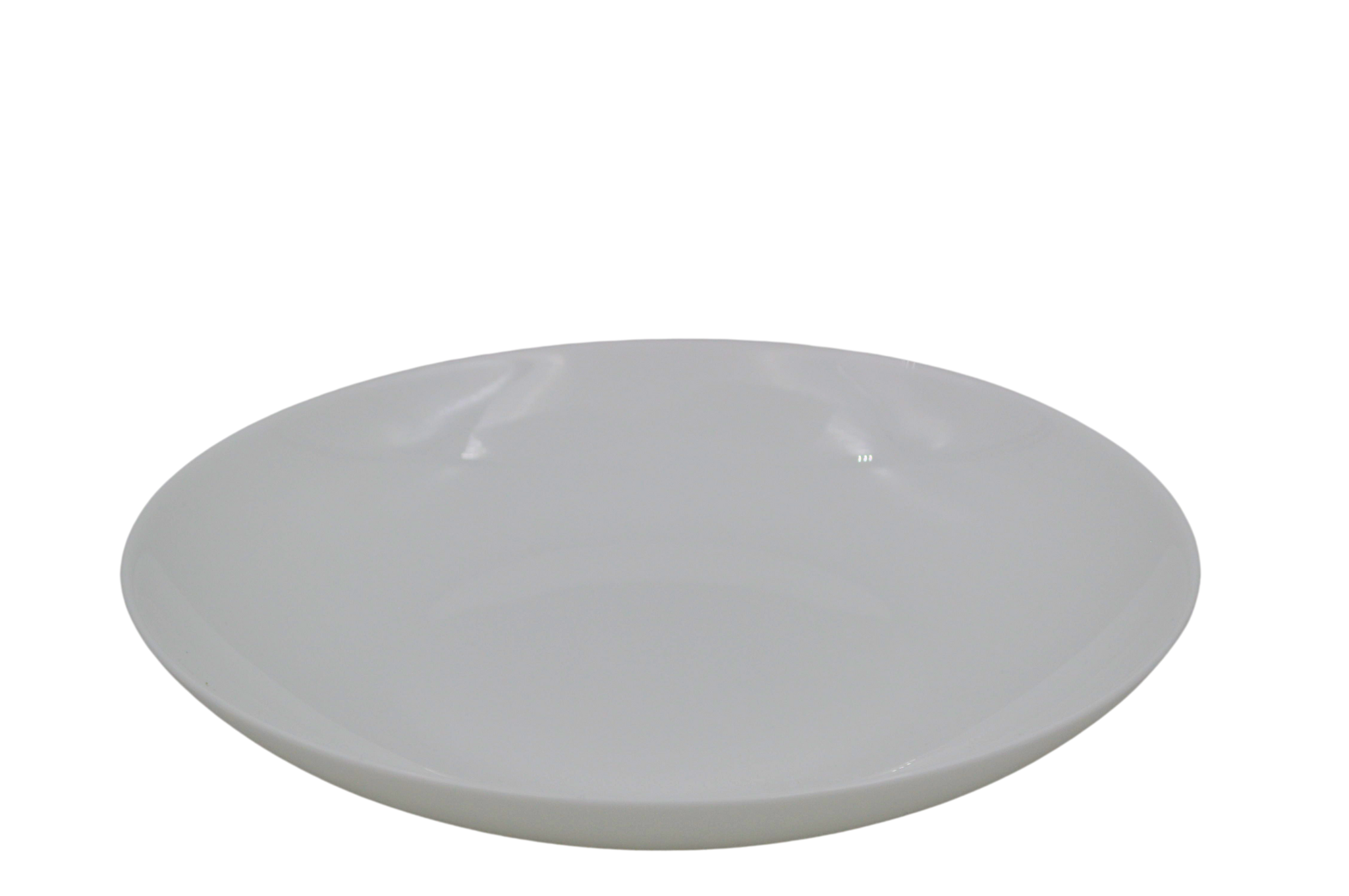 Plato Sopero Clásico Redondo 700 ml Vidrio Opalino Blanco LYGQP-90 Jiangsu