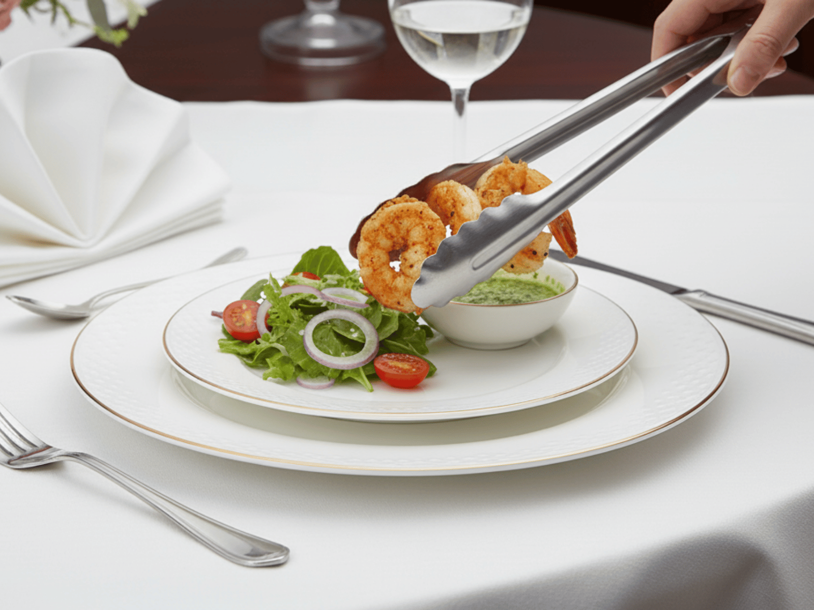 Pinza Servicio Pesado Multiusos de 25 cm Punta Ovalada de Acero Inoxidable Color Gris DS2459 Buffetware