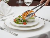 Pinza Servicio Pesado Multiusos de 25 cm Punta Ovalada de Acero Inoxidable Color Gris DS2459 Buffetware