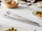 Pinza Servicio Pesado Multiusos de 40 cm Punta Ovalada de Acero Inoxidable Color Gris DS2466 Buffetware