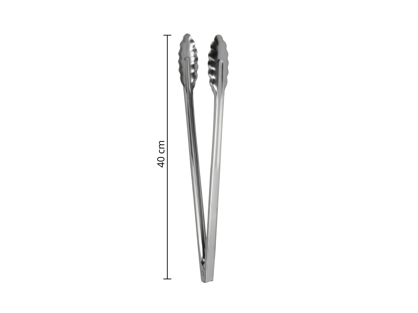 Pinza Servicio Pesado Multiusos de 40 cm Punta Ovalada de Acero Inoxidable Color Gris DS2466 Buffetware