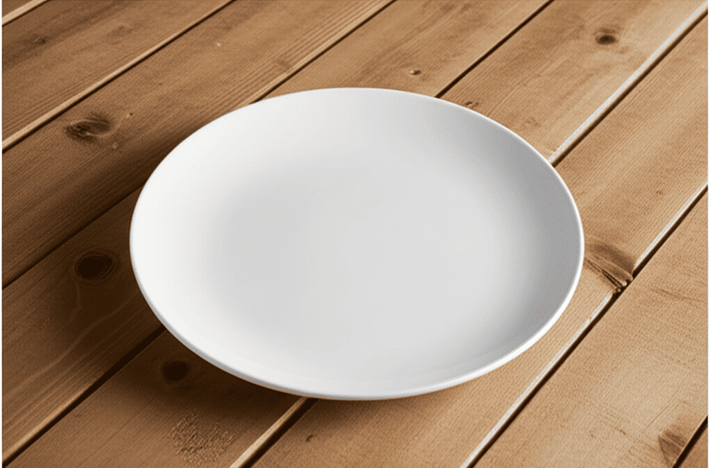 Plato Ensaladero Arrocero Pastelero Clásico Redondo de 19 cm de Vidrio Opalino Blanco iLuminarc