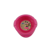 Plato Comedero Redondo para Mascota de Plástico de 300 ml 20 cm Rosa San Remo