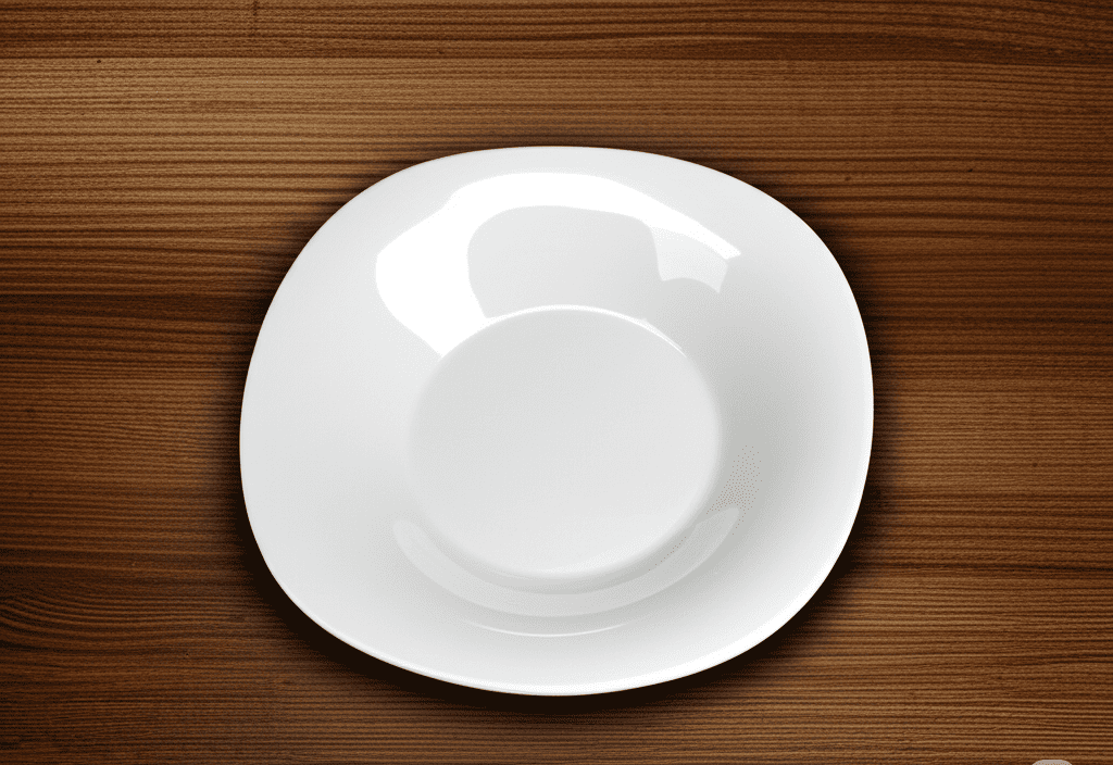Plato Sopero Hondo Clásico Cuadrado de 22 cm de Vidrio Opalino Blanco ILuminarc