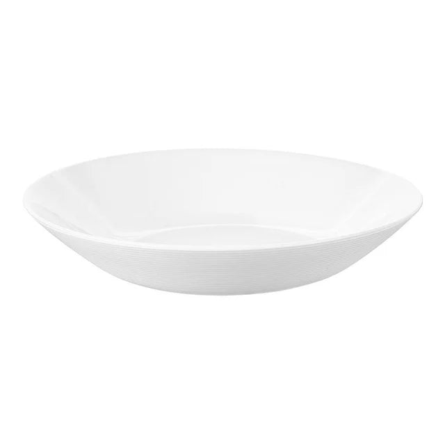 Plato Sopero Clásico Redondo 700 ml Vidrio Opalino Blanco LYGQP-90 Jiangsu