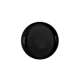 Plato Trinche Clásico Redondo de 26.5 cm de Vidrio Templado Negro iLuminarc